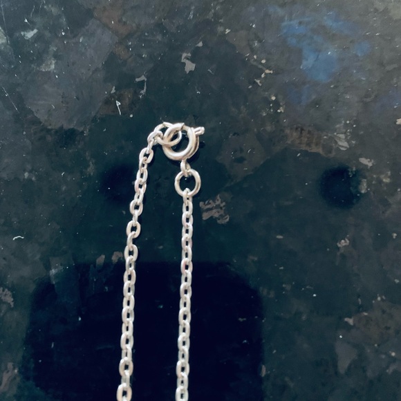 Silver Sparkling Rhinestone Angel Pendant Necklace I AM WITH YOU NOW AND FOREVER - Picture 4 of 6